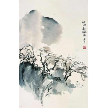 陈宏年国画山水水墨山水作品(148)字画之家
