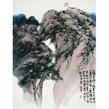 陈宏年国画山水水墨山水作品(159)字画之家