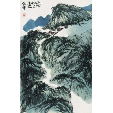 陈宏年国画山水水墨山水作品(165)字画之家