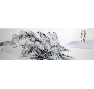 陈宏年国画山水《知行合一》字画之家