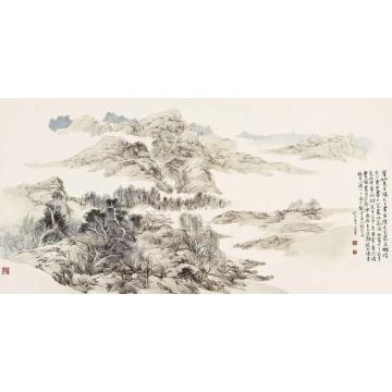 陈宏年国画山水《先生使然》字画之家