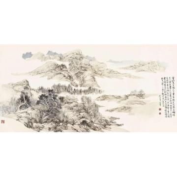陈宏年国画山水《先生使然》字画之家
