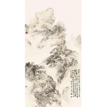 陈宏年国画山水《胸中之意》字画之家