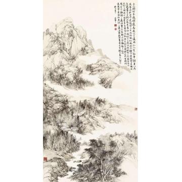 陈宏年国画山水《隐居安禅图》字画之家