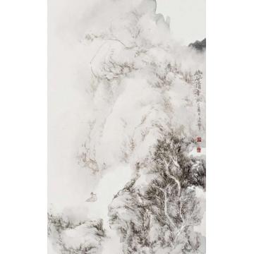 陈宏年国画山水《幽谷清音》字画之家