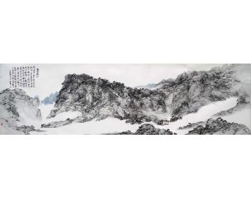 陈宏年国画山水《春回燕山》字画之家