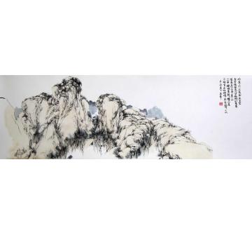 陈宏年国画山水《吠蕴寂山》字画之家