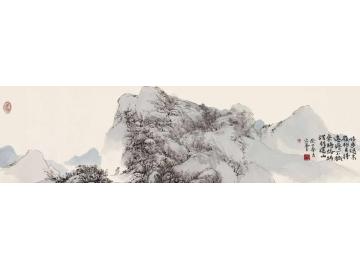 陈宏年国画山水《目识山色》字画之家