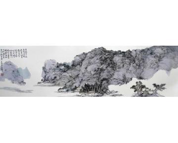 陈宏年国画山水《青城天下幽》字画之家