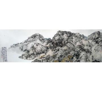 陈宏年国画山水《燕山秋月》字画之家
