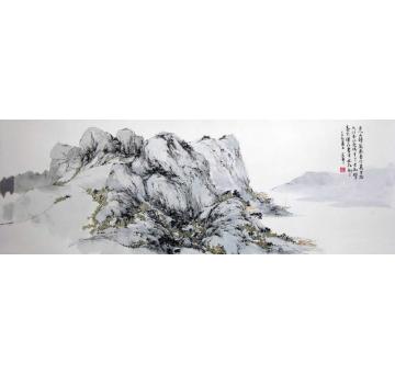 陈宏年国画山水《知行合一》字画之家