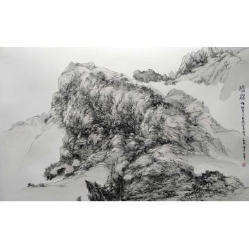 陈宏年国画山水《唯秋》字画之家