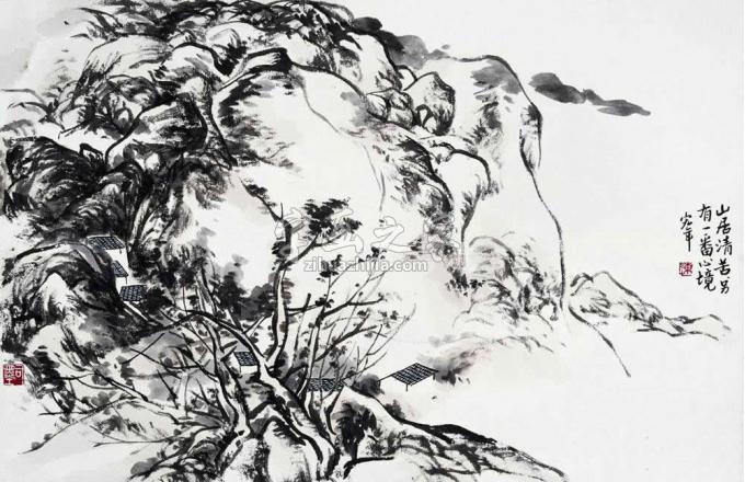 国画家陈宏年字画之家