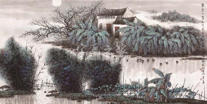 国画家叶其嘉字画之家