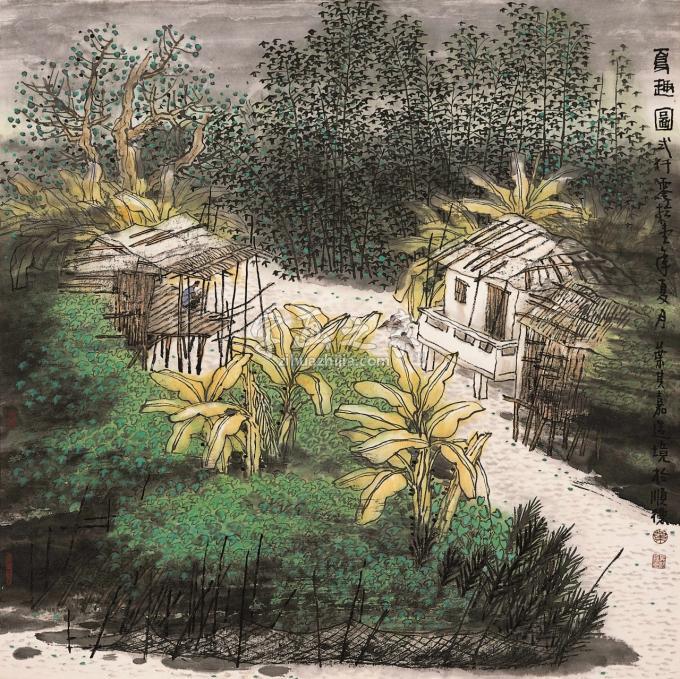 国画家叶其嘉字画之家