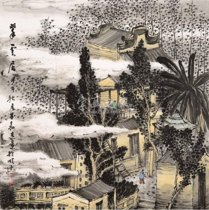 国画家叶其嘉字画之家