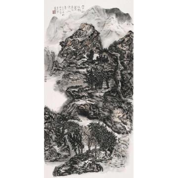 董雷国画山水云山起翰墨字画之家