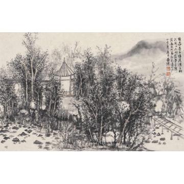 汪为胜国画山水秋林字画之家