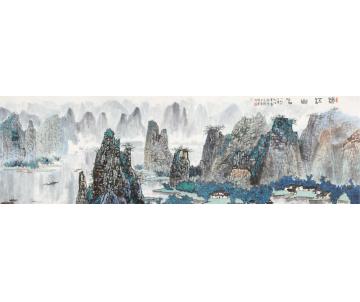 黄养辉国画山水漓江山水字画之家