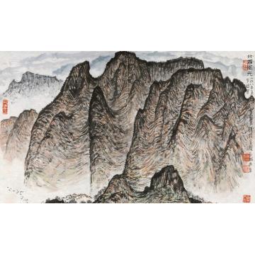 黄养辉国画山水北国风光字画之家