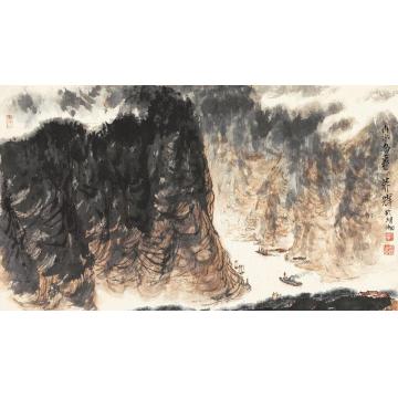 黄养辉国画山水山水图卷字画之家