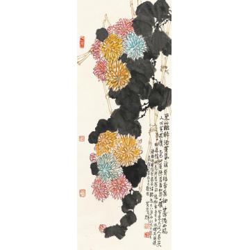黄养辉国画花鸟醉花阴词意图字画之家