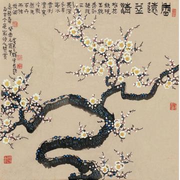 黄养辉国画花鸟香远益清字画之家