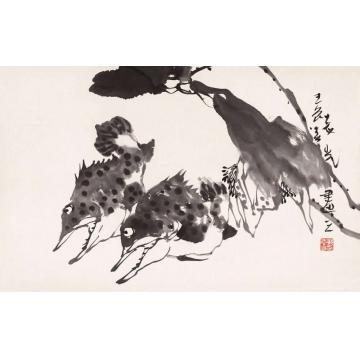 郭志光国画花鸟荷花鳜鱼字画之家
