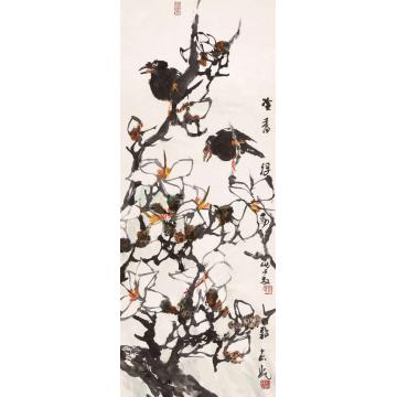郭志光国画花鸟冷香浮动字画之家