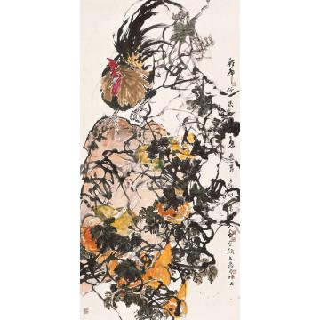 郭志光国画花鸟乾坤硕果悬丹青字画之家