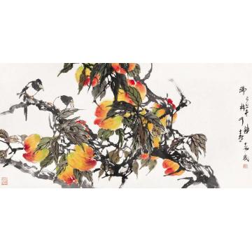 郭志光国画花鸟瑞林千喜字画之家