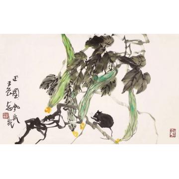 郭志光国画花鸟田园风光1字画之家