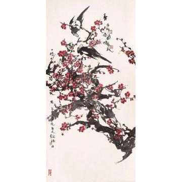郭志光国画花鸟一枝独先天下春字画之家