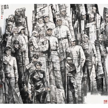 杨力舟国画人物太行铁壁字画之家