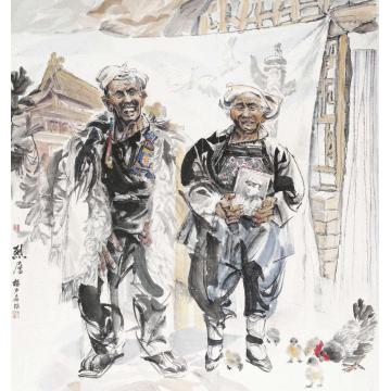 杨力舟国画人物烈属字画之家
