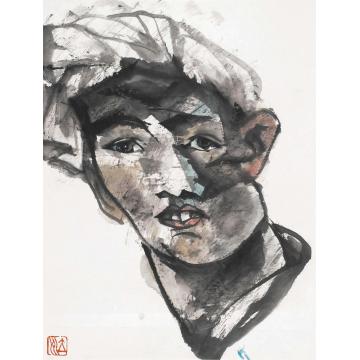 杨力舟国画人物陕北牧童002字画之家