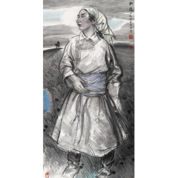 杨力舟国画人物雨后字画之家