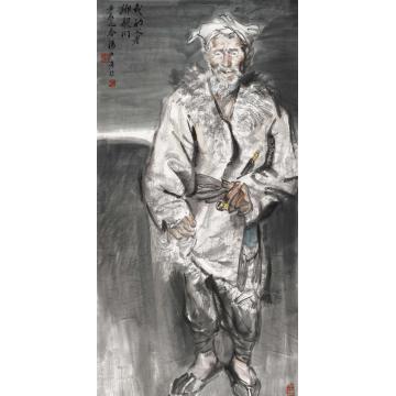 杨力舟国画人物我的父老乡亲字画之家