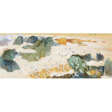 杨力舟国画山水锦绣中华字画之家