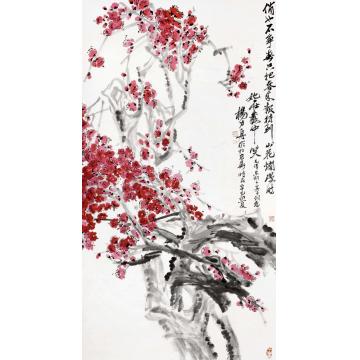 杨力舟国画花鸟俏也不争春字画之家