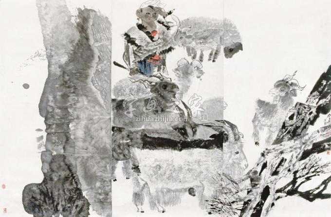 国画家杨力舟字画之家