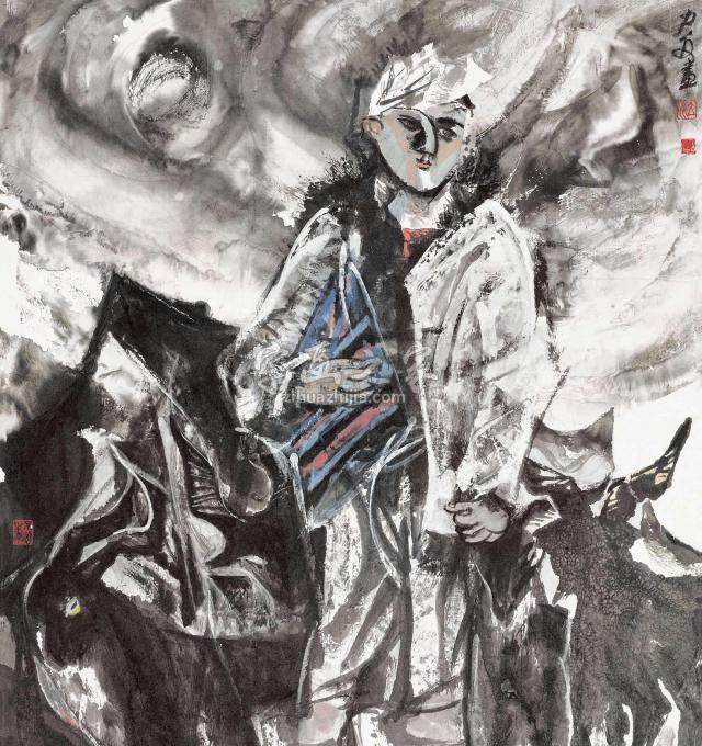 国画家杨力舟字画之家