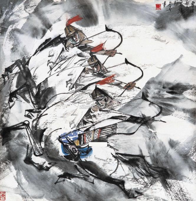 国画家杨力舟字画之家