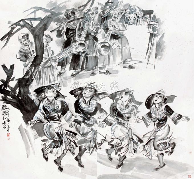 国画家杨力舟字画之家