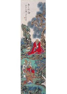 范扬国画人物松下清斋字画之家