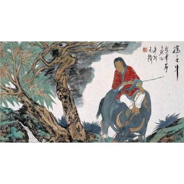 范扬国画人物孺子牛字画之家