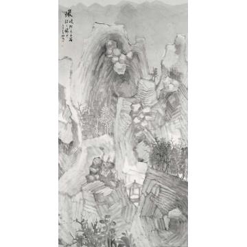何加林国画山水何加林－岩字画之家