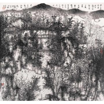 何加林国画山水稠林字画之家