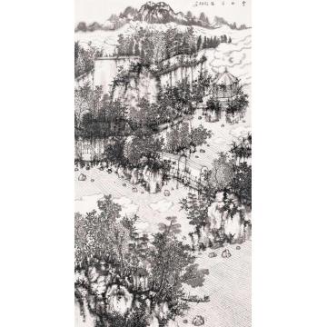 何加林国画山水云林居隐字画之家