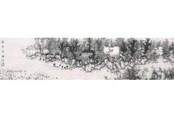 何加林国画山水沧浪亭字画之家